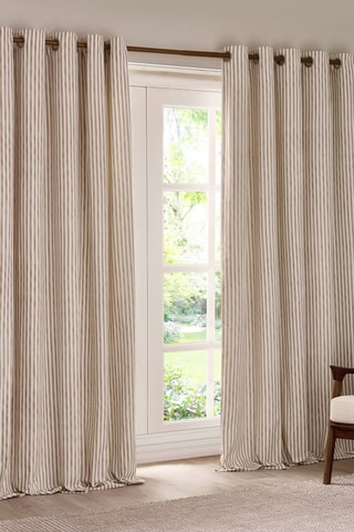 2 cortinas opacas Hebden - Beige - 117 x 137 cm