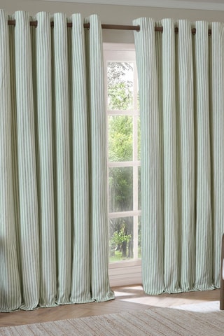 2 cortinas Hebden - Verde - 168 x 183 cm
