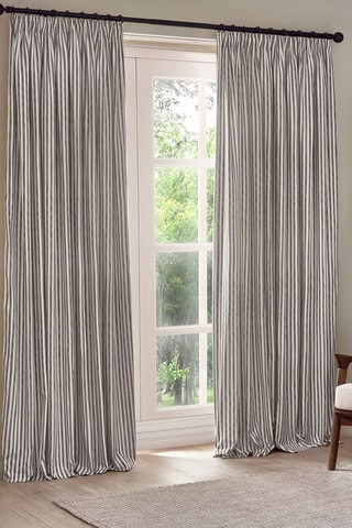2 cortinas Hebden - Gris - 168 x 183 cm