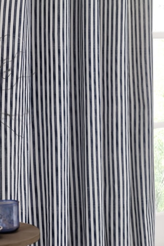 2 cortinas Hebden - Azul ­- 168 x 229 cm