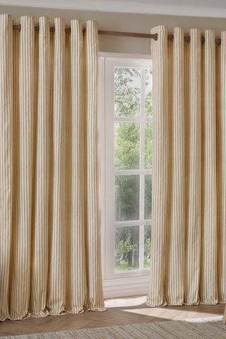 2 cortinas opacas Hebden - Amarillo - 168 x 183 cm