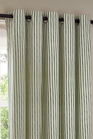 2 cortinas opacas Hebden - Verde - 168 x 229 cm