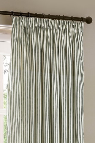 2 cortinas opacas Hebden - Verde - 168 x 229 cm