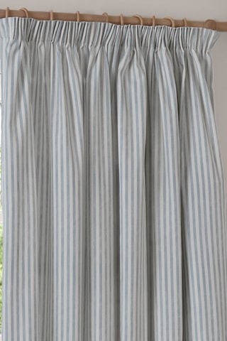 2 cortinas opacas Hebden - Azul ­- 168 x 229 cm