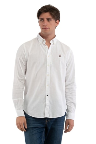 Camisa de lino - Blanco
