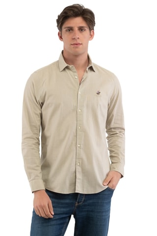Camisa de lino - Camel