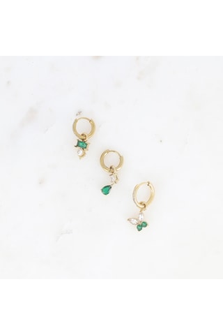 3 criollas - Dorado y verde