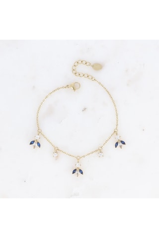 Pulsera Katarina - Dorado y azul