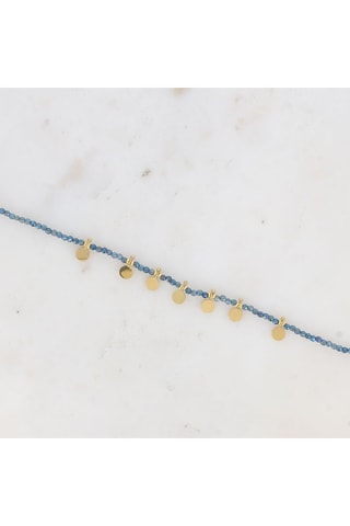 Pulsera - Azul y dorado