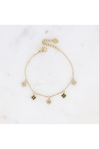 Pulsera - Dorado y negro