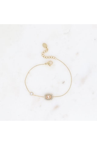 Pulsera - Dorado y blanco