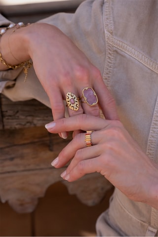 Anillo Sélina - Rodonita