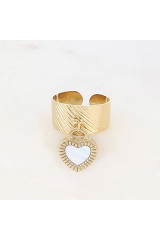 Anillo - Dorado y azul
