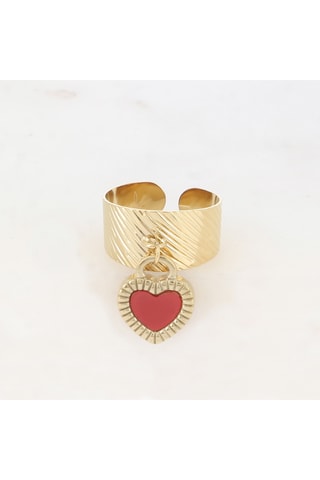 Anillo - Dorado y rosa