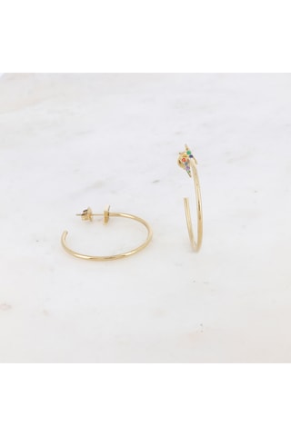 Meias-argolas Capucia - Dourado