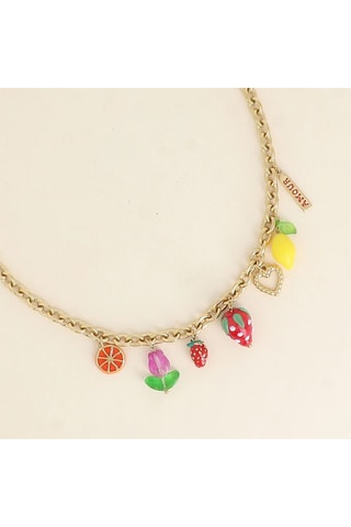 Collar - Dorado y multicolor