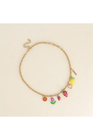 Collar - Dorado y multicolor