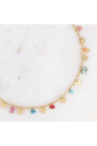 Collar - Dorado y multicolor