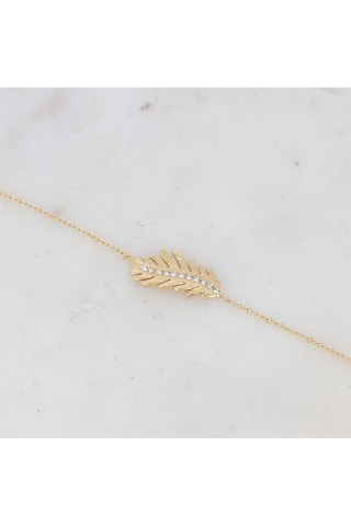 Pulsera Plume - Dorado