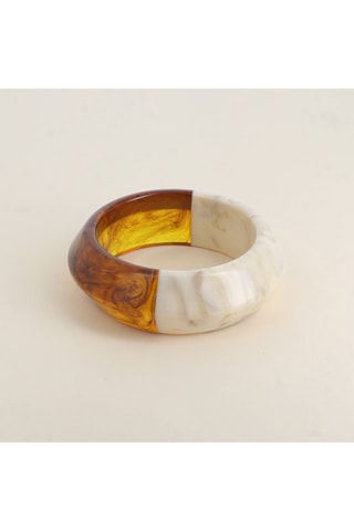 Pulsera Isoryane - Marrón y beige