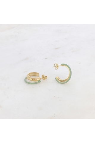 Semicriollas - Dorado y verde salvia
