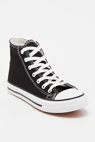 Zapatillas altas - Negro