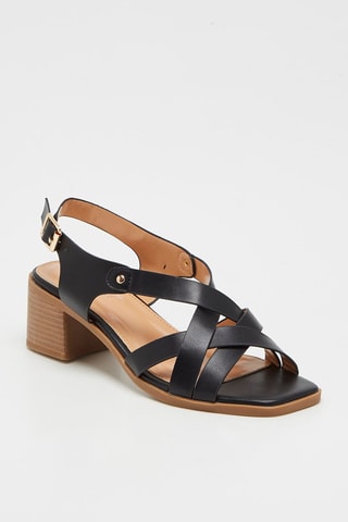 Sandalias de tacón - Negro