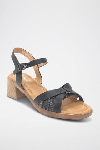 Sandalias de tacón - Negro