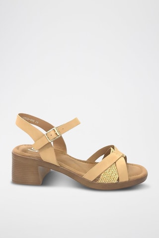 Sandalias de tacón - Beige