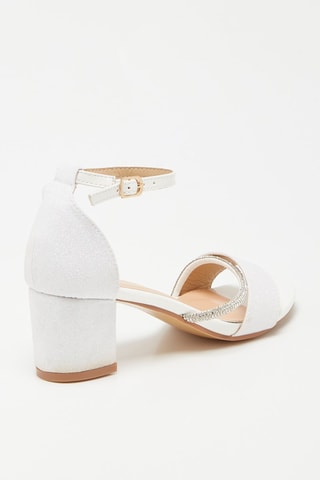 Sandales à talons Blanc