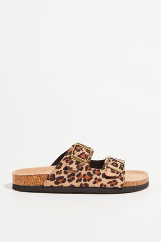 Sandalias - Beige y marrón