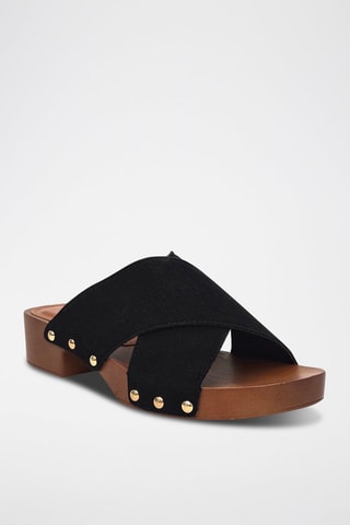 Sandalias de tacón - Negro