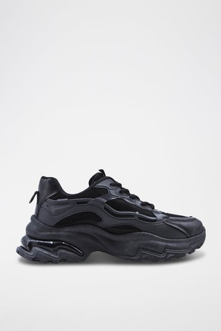 Zapatillas con plataforma - Negro