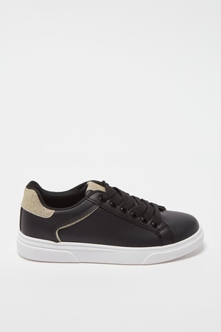 Zapatillas - Negro y dorado