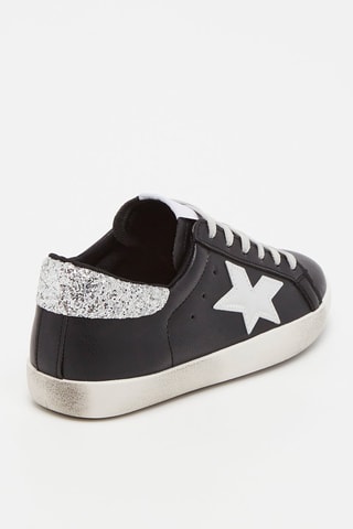 Zapatillas - Negro y plateado