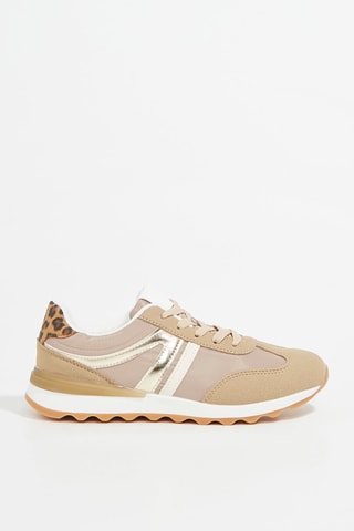 Zapatillas - Caqui y gris
