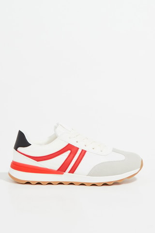 Zapatillas - Blanco y rojo