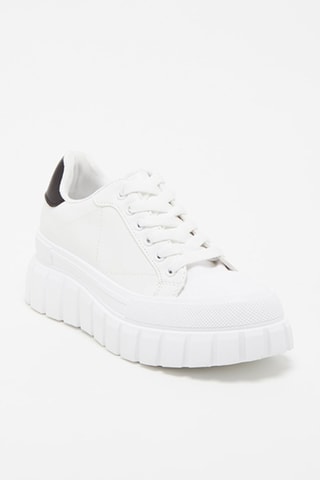 Zapatillas de plataforma - Blanco y negro