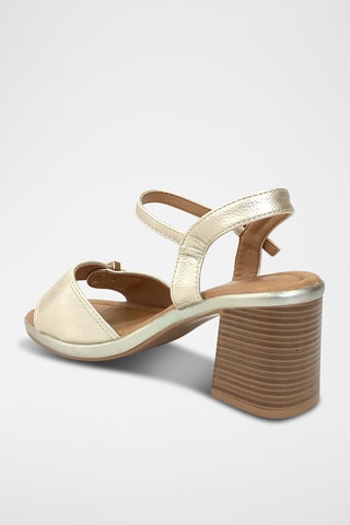 Sandalias de cuña - Dorado