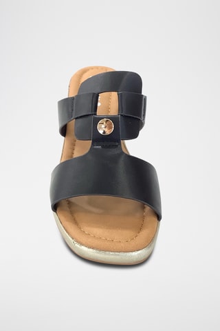 Sandalias de tacón - Negro