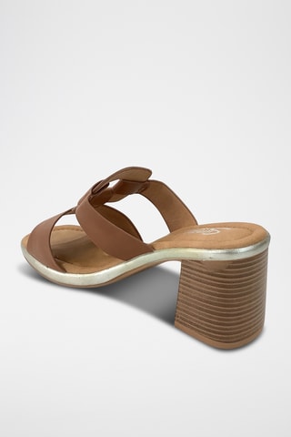 Sandalias de tacón - Camel