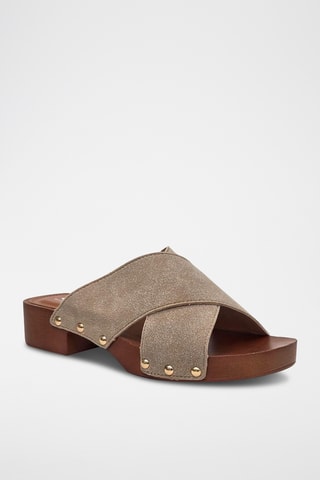 Sandalias de tacón - Beige