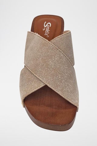 Sandalias de tacón - Beige