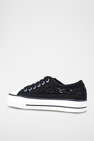 Zapatillas con plataforma - Negro