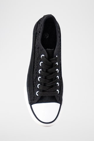 Zapatillas con plataforma - Negro