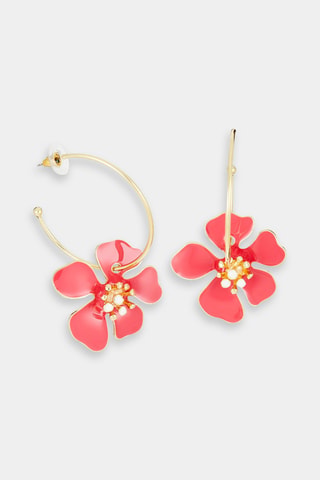 Boucles d'oreilles - Doré et rose