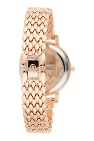 Montre à quartz en alliage - Doré rose
