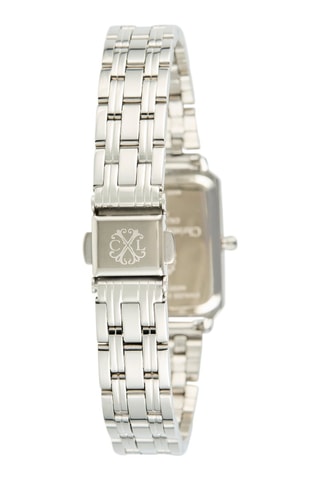 Montre à quartz en métal - Argenté et bleu clair