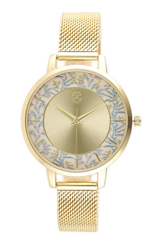 Montre à quartz en métal - Doré