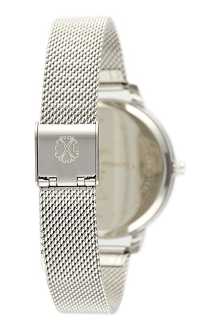 Montre à quartz en métal - Argenté et noir